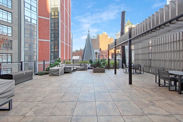 5 Beekman St Unit 22C, New York City, NY 10038 - view of patio / terrace with a view of city