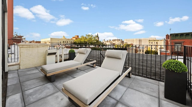 34 E 126th St Unit Ph-3, New York City, NY 10035 - view of patio featuring a balcony
