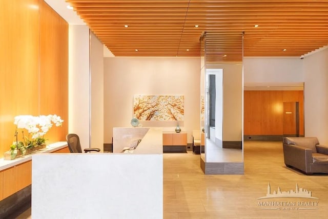 view of reception area