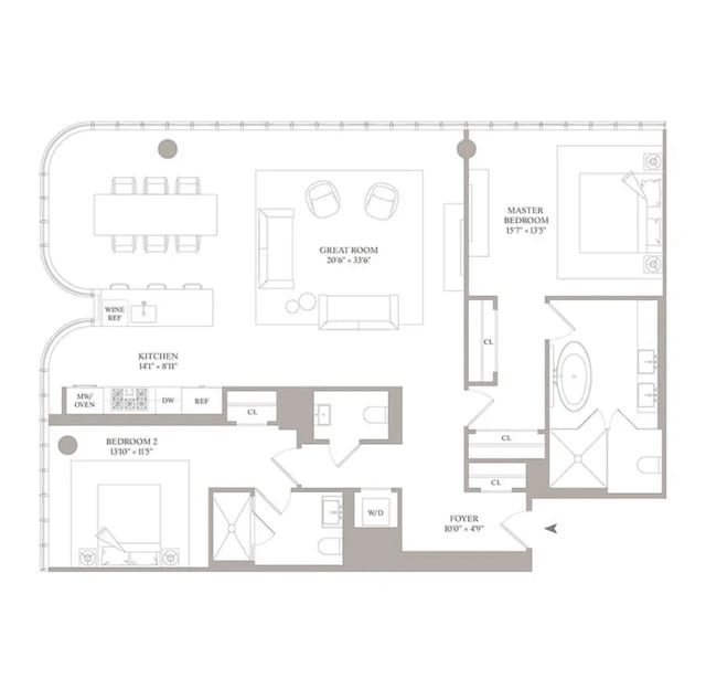 floor plan / room layout