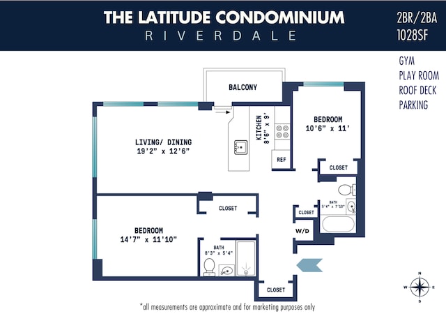 460 W 236th St Unit 4B, New York City, NY 10463 - plan