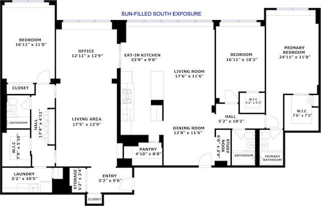 310 E 70th St Unit 4Lm, New York City, NY 10021 - home floor plan