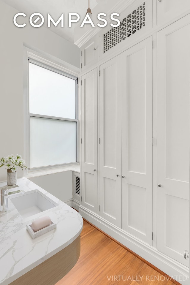 closet with a sink