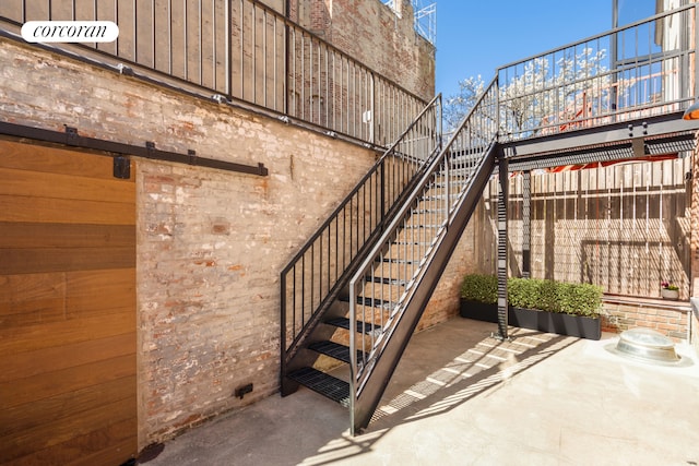 64 2nd St, New York City, NY 11231 - view of patio featuring stairs