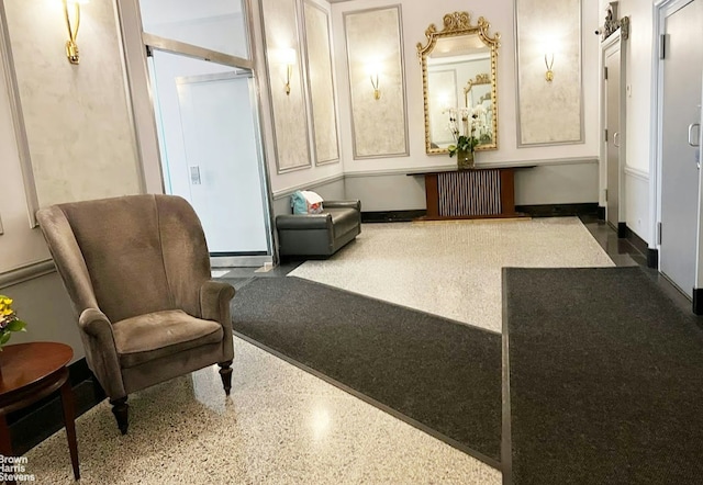 view of community lobby