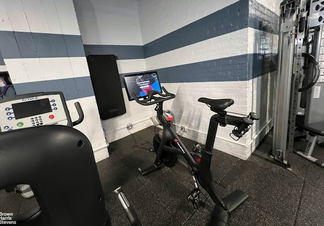 view of gym