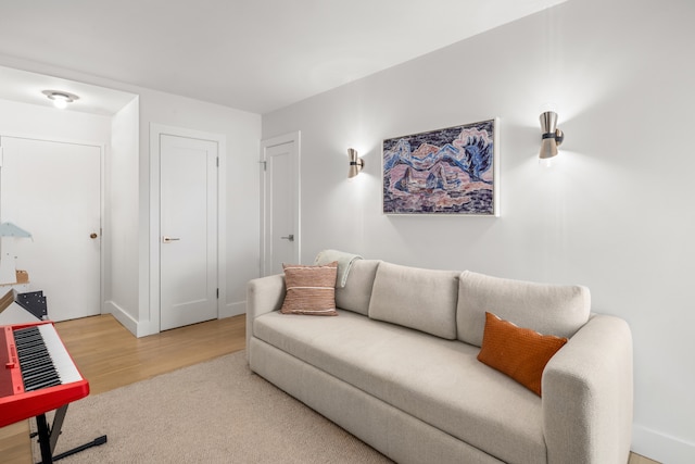 69 5th Ave Unit 9Gh, New York City, NY 10003 - living room featuring light wood finished floors and baseboards
