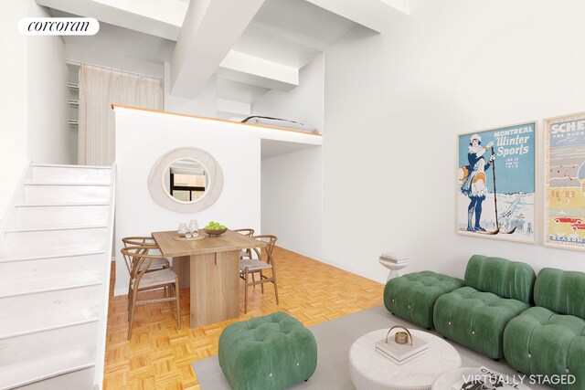310 E 46th St Unit 9C, New York City, NY 10017 - living area featuring baseboards