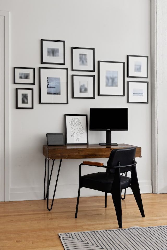 30 Main St Unit 9D, New York City, NY 11201 - office space with light wood-style flooring and baseboards