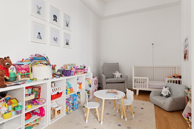 30 Main St Unit 9D, New York City, NY 11201 - rec room featuring wood finished floors