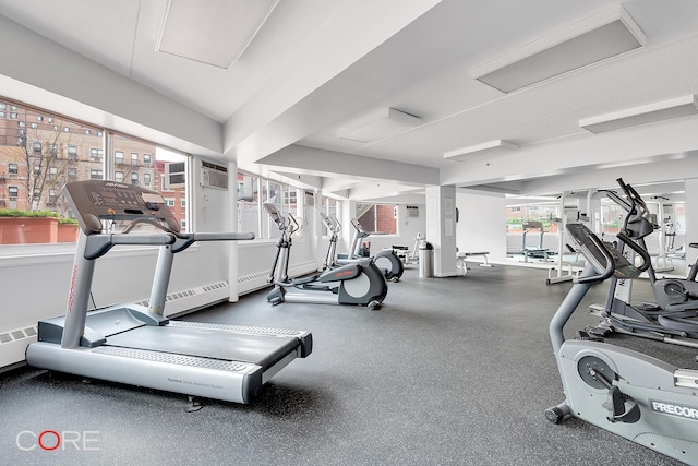 300 W 145th St Unit 6M, New York City, NY 10030 - view of workout area
