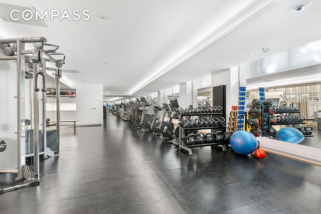 400 W 12th St Unit 4J, New York City, NY 10014 - view of workout area