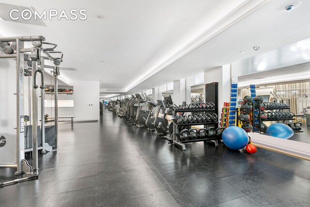400 W 12th St Unit 4J, New York City, NY 10014 - view of workout area