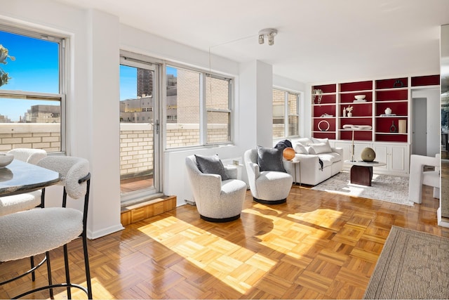 interior space with plenty of natural light