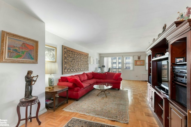 view of living area