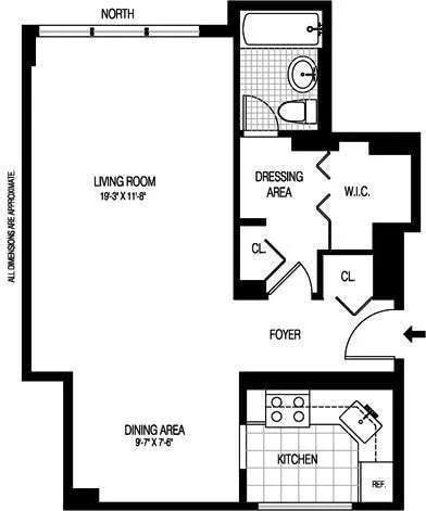 579 W 215th St Unit 5-D, New York City, NY 10034 - view of floor plan / room layout