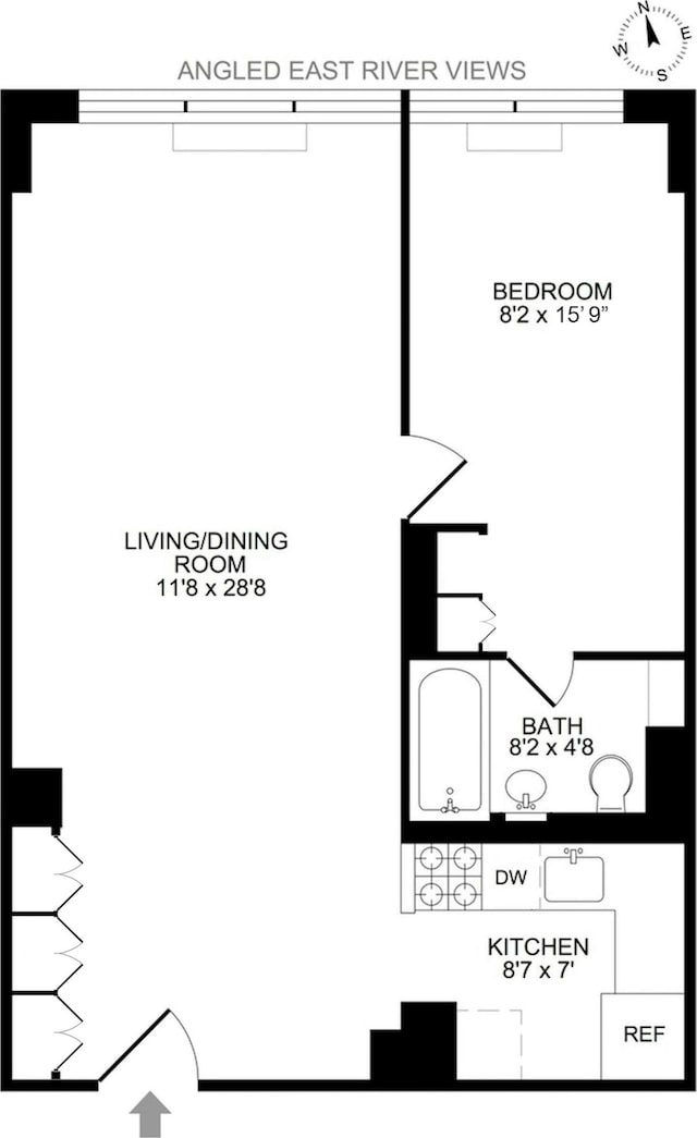 520 E 72nd St Unit 9C, New York City, NY 10021 - floor plan / room layout