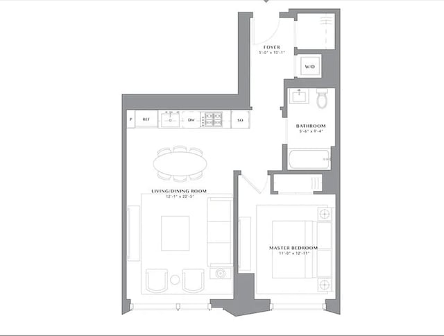 1 City Pt Unit 46F, New York City, NY 11201 - view of property floor plan