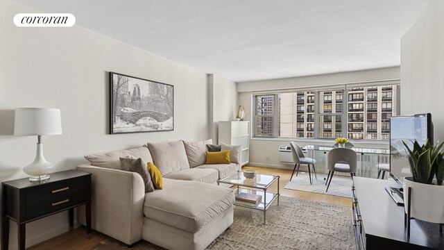100 W 93rd St Unit 8K, New York City, NY 10025 - living area with wood finished floors
