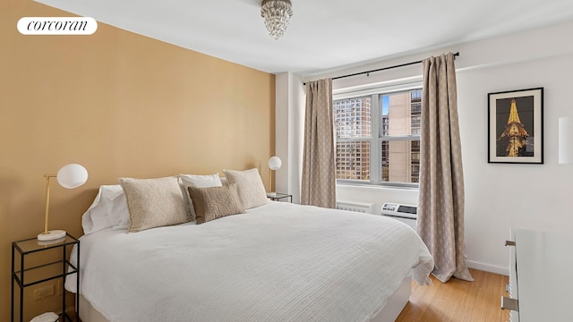 100 W 93rd St Unit 8K, New York City, NY 10025 - bedroom featuring light wood-style flooring and baseboards