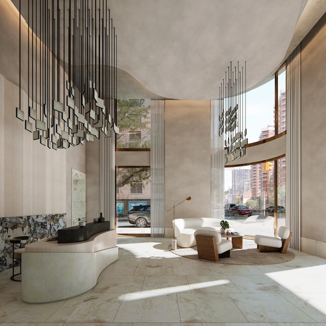 250 E 25th St Ph-C, Ph-C New York City, NY 10010 - common area with a towering ceiling