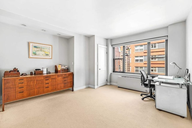 55 E End Ave Unit 12Hj, New York City, NY 10028 - office space featuring baseboards and light colored carpet