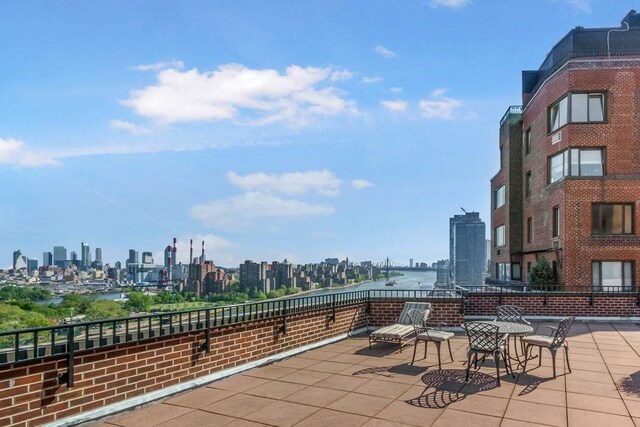 55 E End Ave Unit 12Hj, New York City, NY 10028 - view of patio / terrace with a view of city