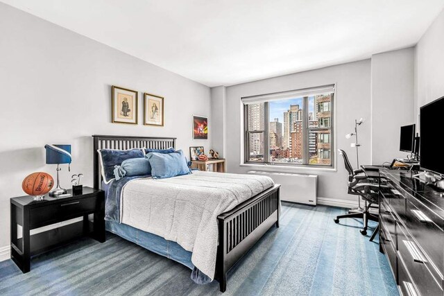 55 E End Ave Unit 12Hj, New York City, NY 10028 - bedroom with radiator heating unit and baseboards
