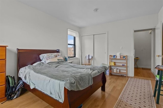 620 W 239th St Unit 6B, New York City, NY 10463 - bedroom featuring wood finished floors and a closet