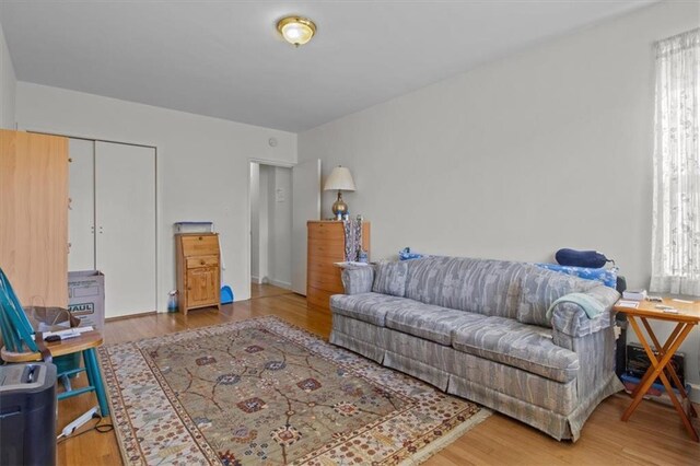 620 W 239th St Unit 6B, New York City, NY 10463 - living area featuring a healthy amount of sunlight and wood finished floors