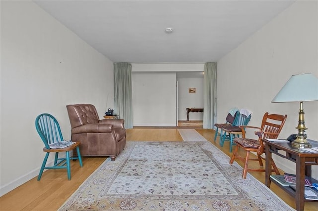 620 W 239th St Unit 6B, New York City, NY 10463 - living room with light wood-style flooring and baseboards