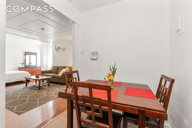 dining room featuring wood finished floors