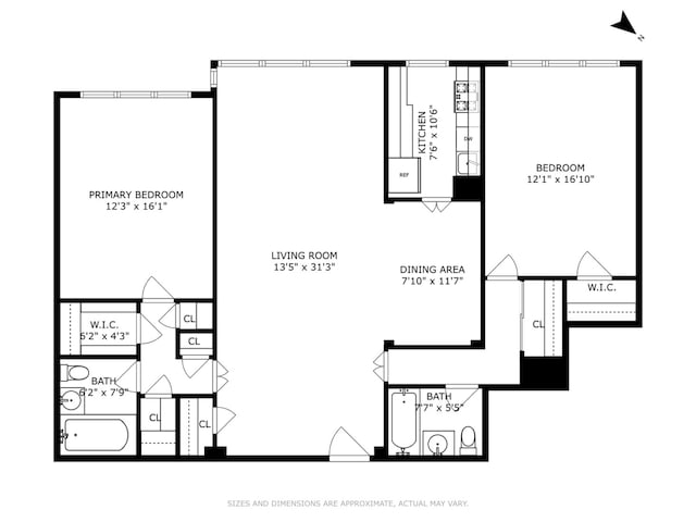 25 Sutton Pl S Unit 16O, New York City, NY 10022 - home floor plan