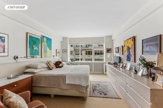 25 Sutton Pl S Unit 16O, New York City, NY 10022 - bedroom featuring light carpet