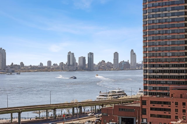 water view with a skyline view