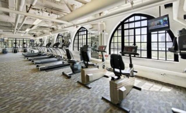 view of gym