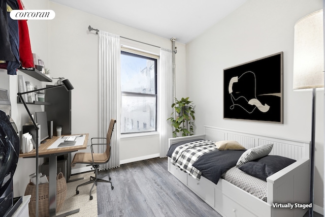 551 W 160th St Unit 5B, New York City, NY 10032 - office featuring wood finished floors and baseboards