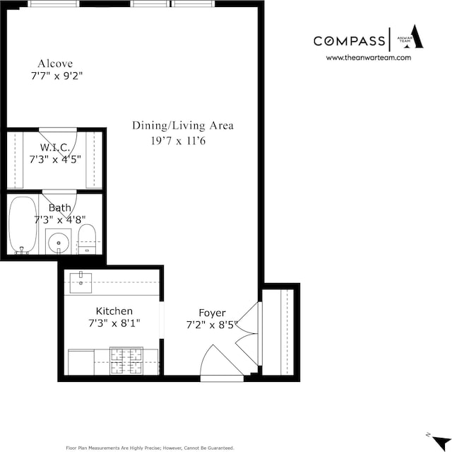 651 Vanderbilt St Unit 2R, New York City, NY 11218 - home floor plan