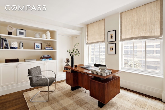400 W 12th St Unit Th3, New York City, NY 10014 - office area featuring light wood-style floors