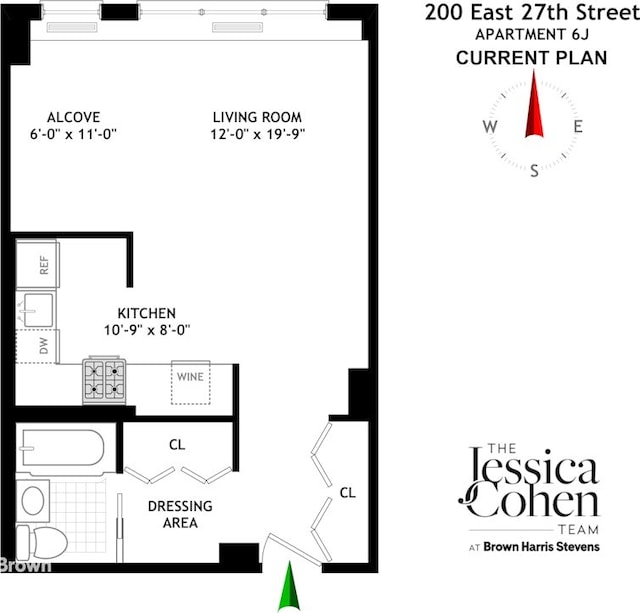 200 E 27th St Unit 6J, New York City, NY 10016 - property floor plan