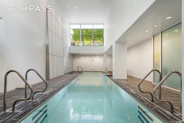 view of indoor pool