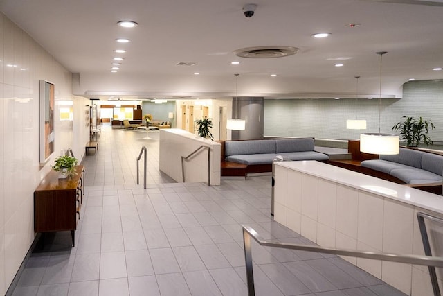 310 E 46th St Unit 15-E, New York City, NY 10017 - common area featuring a surveillance system and recessed lighting