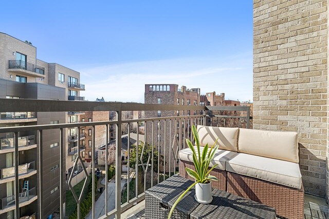1287 E 19th St Unit 6B, New York City, NY 11230 - balcony featuring an outdoor hangout area