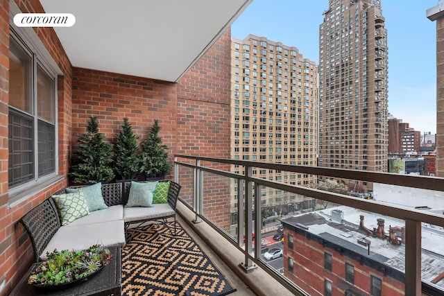 360 E 72nd St Unit B1008, New York City, NY 10021 - balcony featuring a city view