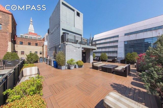 148 E 24th St Unit 4C, New York City, NY 10010 - exterior space with an outdoor hangout area