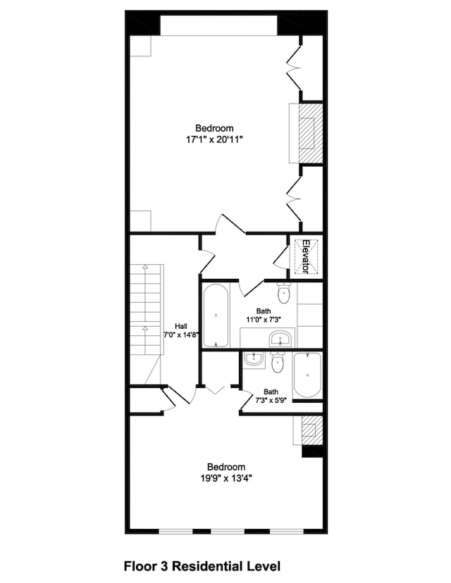 243 E 61st St, New York City, NY 10065 - floor plan / room layout