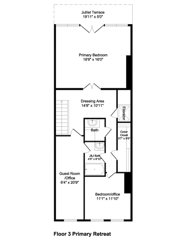 243 E 61st St, New York City, NY 10065 - home floor plan