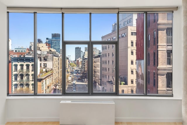 210 Lafayette St Unit 5B, New York City, NY 10012 - detailed view of a view of city and baseboards