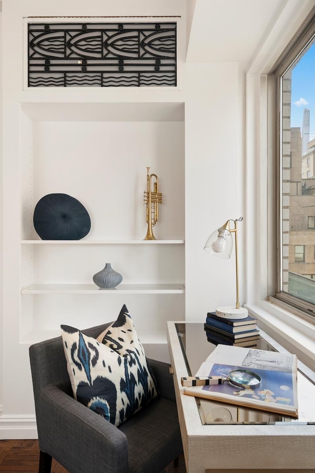 10 E 70th St Unit 12C, New York City, NY 10021 - sitting room featuring wood finished floors