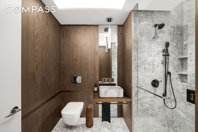 199 Chrystie St Unit 4S, New York City, NY 10002 - full bathroom featuring a sink and a stall shower